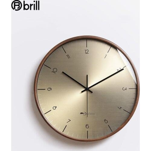 Gold Luxury Large Wall Clock Wood Wall Watches Mechanism Living Room Modern Clocks Wall Home Decor Silent Kitchen Vintage Gift