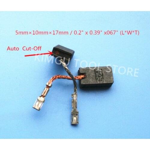 2 Pairs Carbon Brushes for Bosch GWS8-125CIT GWS15-125CIH GWS7-115 GWS8-125CIT GWS9-125 GWS10-125C GWS14-150CI GWS14-150C