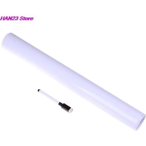 45*100cm White WhiteBoard Wall Paper Sticker Dry Erase Office Vinyl Decor Decal