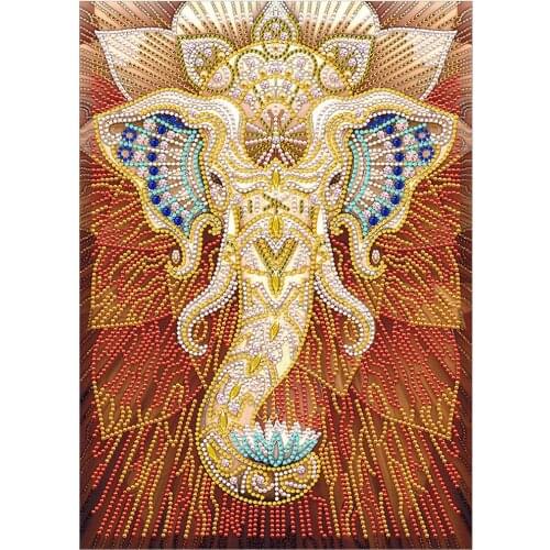 Special-shaped diamond rhinestone embroidery mosaic decoration painting elephant diamond painting gift