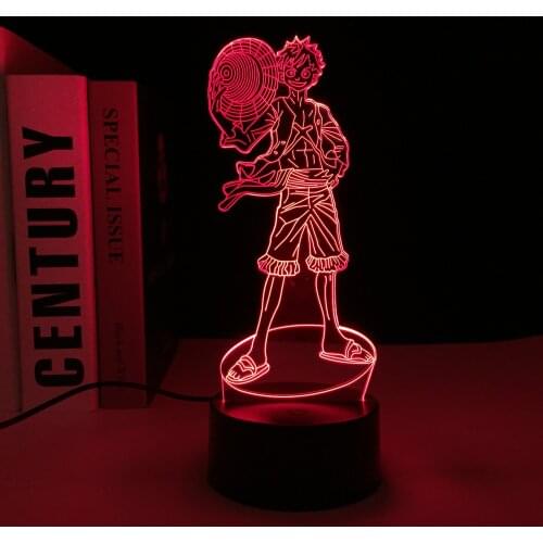 Anime Figure 3D LED 7 Colors Changing Table Lamp Night Lights for Children Birthday Gift Room Decor Night Light