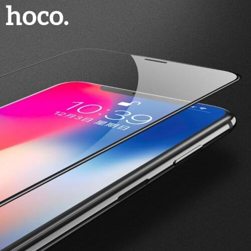 HOCO for Apple iPhone X XS 3D Tempered Glass Film Screen Protector Full Cover Touch Screen Protection for iPhone 11Pro XS Max XR