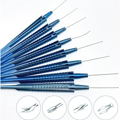 Titanium Capsulorhexis Forceps 23G/25G Intraocular Ophthalmic Micro Instruments