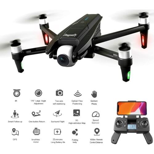 KK13 RC Drone with Camera 4K Drone 5G WIFI 2-axis Gimbal Brushless Drone Photo 120°Wide Angle GPS 25mins Flight Time Quadcopter