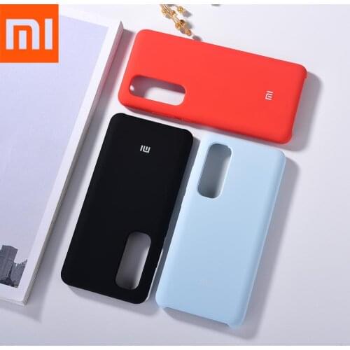 Mi 10 CC9 Pro Note 10 Lite Case Original Xiaomi Liquid Silicone Soft Protection Back Cover For Mi 10 10pro Note 10pro Red mi 8A