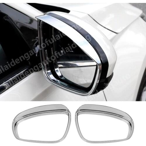 2pcs For Nissan Teana Altima 2019-2020 ABS Chrome Rearview Mirror Rain Eyebrow cover Trim Car styling accessories
