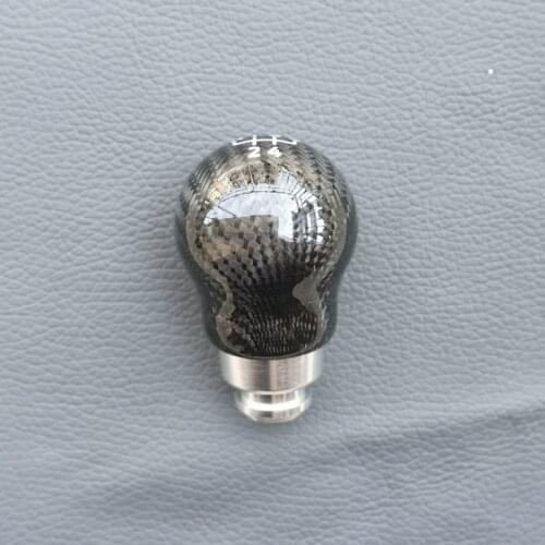 New Universal Fit 5 Speed Racing Carbon Fiber Gear Shift Knob For Volkswagen Golf Sagitar Polo Bora Jetta