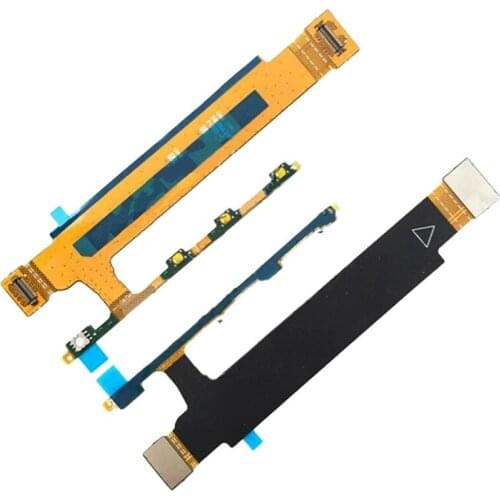 Genuine Power ON/OFF Switch button Flex Cable For Sony Xperia T3 D5102 D5103 D5106 Volume Button Flex cable Replacement parts