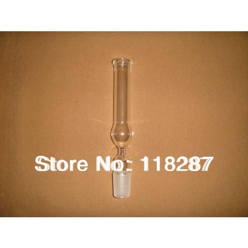 Straight drying glass tube adapter, with 24/29 joint, laboratory glassware