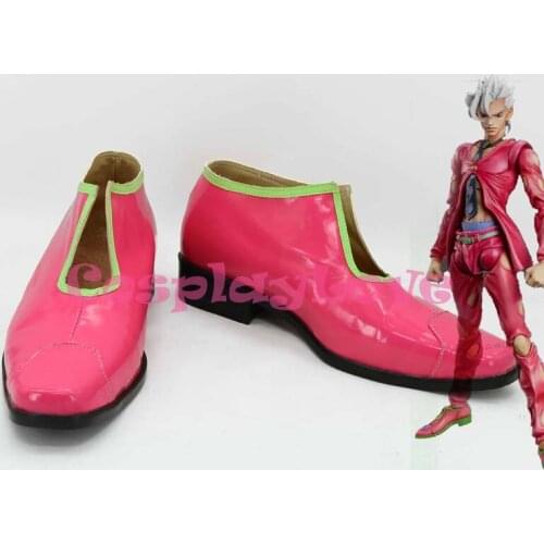 Newest Custom Made Japanese Jojo Bizzare Adventure 5 Pannacotta Fugo Cosplay Shoes Long Boots For Christmas Halloween Festival