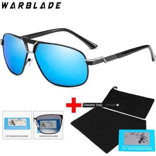 New Classic Polarized Sunglasses Men Brand Design Square Coating Driving Sun Glasses Male Pilot Metal Frame Glasses Gafas De Sol