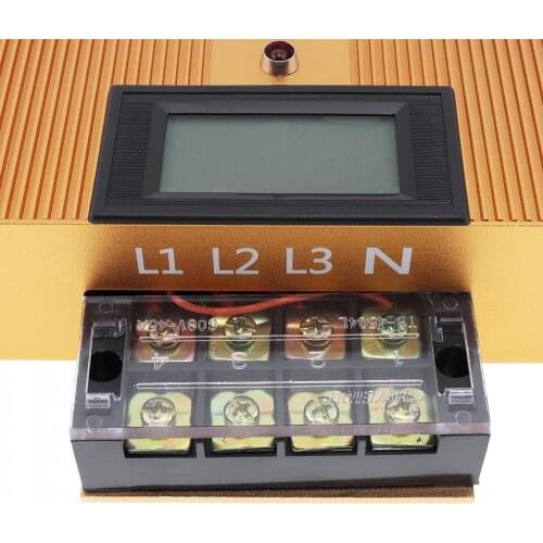 AC 90-450V 80KW Three Phase Intelligent Electricity Saving Box with LED Display and Independent Fuse for 380V Electric Industry