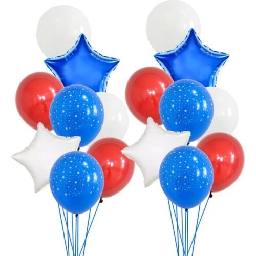 American Independence Day Stars And Stripes Foil Balloons Usa Independence Day Decorations Usa Party Supplies Birthday Balloon
