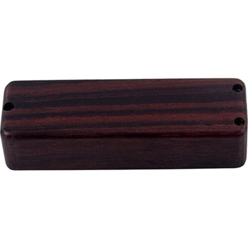 1pc Rose Wood Custom Bass Guitar Soapbar Pickup Cover Instrument Accessories
