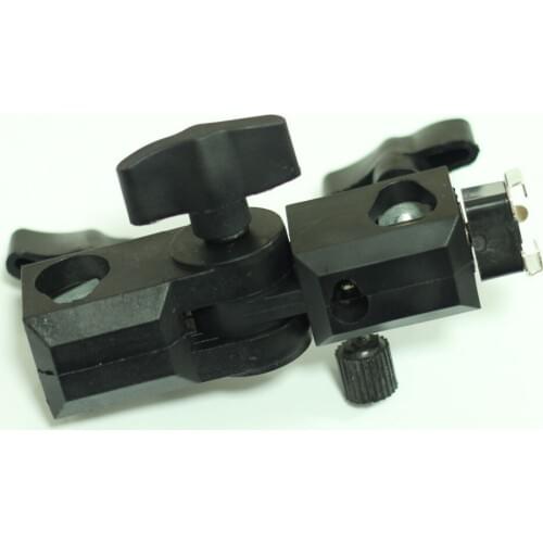 1pcs New Flash Shoe Umbrella Holder Swivel Light Stand Bracket