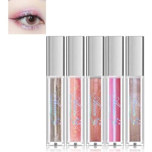10 Color Diamond Eyeshadow Waterproof No Blooming Single Liquid Eyeshadow Shimmer Natural Pearlescent Eye Shadow Beauty Make Up