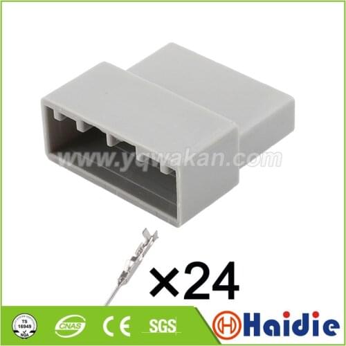 2sets auto 24pin male of MX34024SF1 cable housing plug wiring harness unsealed connector MX34024PF1
