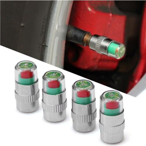 4pcs Car Tire Air Pressure Valve Stem Caps Sensor Indicator For Peugeot 206 207 301 307 308 407 408 508 2008 3008 4008