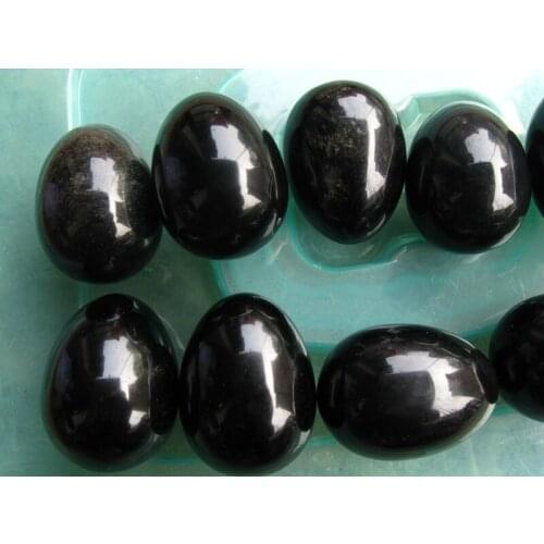 50 OBSIDIAN EGG CRYSTAL GEMSTONE MINERAL NEW AGE REIKI WICCA PAGAN