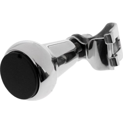 316 Stainless Steel Marine Boat Steering Wheel Knob Accessories + Black Cap