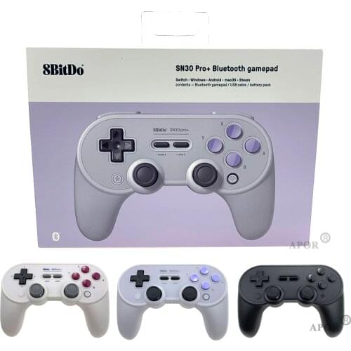 8BitDo SN30 PRO+ Wireless Bluetooth Gamepad USB Game Controller Joystick for Windows Android macOS For Nintend Switch