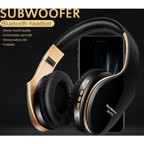 360 Surround Sound Volume Wireless Earphones Bluetooth 4.0 3 Colors Portable Headphones Soft Wear Voice Control Sport Headset