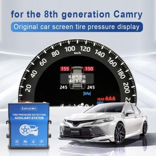 On-board computer TPMS Tyre Pressure Monitoring System For Toyota Camry 2018-2021Digital LCD Dash Board Display Security Alarm