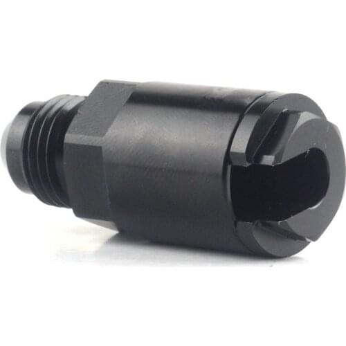 Fuel Line EFI Adapter Fitting -6 AN Male to 1/4,6AN Male to 5/16" Quick Disconnect push hardline