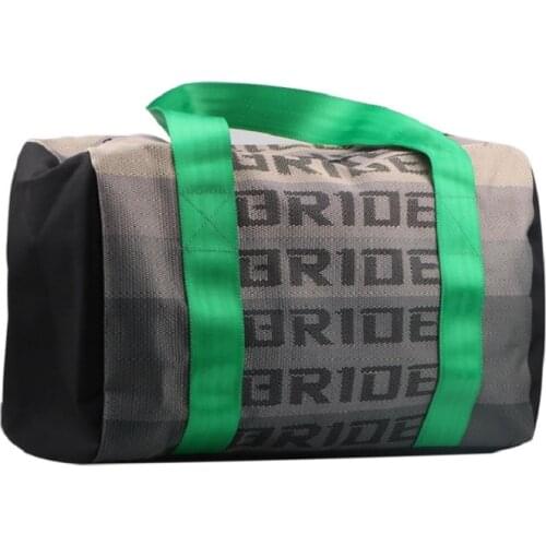 BRIDE JDM RECARO Car Canvas Backpack Bride Bag Racing Straps Backpack Wallet Key Case For JDM Style Racing