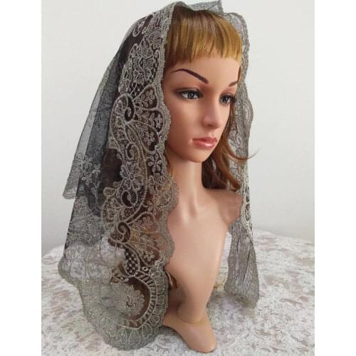 Spanish Lace Mantilla Catholic Veil Lady Head Covering Church Veil