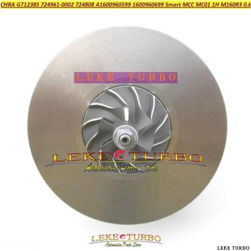 Turbo Cartridge CHRA GT1238S 724961 724961-0002 GT12 724808 724961-0001 A1600960599 1600960699 For Smart MCC MC01 1H 0.6L M160R3