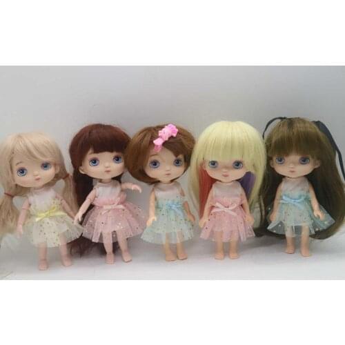 16CM dolls like HOLA dolls Nude doll with make up 2019-6