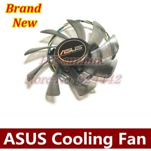 Original 85MM T129215SU 4Pin Cooling Fan Replace For ASUS GTX 460 HD 6790 6870 Gigabyte GTX 1060 Graphics Card Cooler Fans DIY