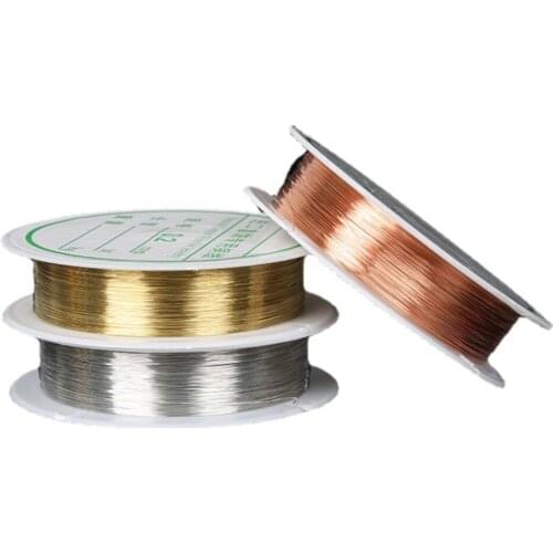 Copper Wire Jewelry Line DIY Handmade Crafts Material Hairpin Metal Shaping Line 1mm Thickness Copper Wire jewelry making