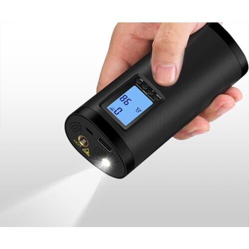 Mini Light Bike Pump Cycling Portable Smart Air Inflator Digital Electric Tyre Pump Car Motobicycle Tires Bicycle Accessories