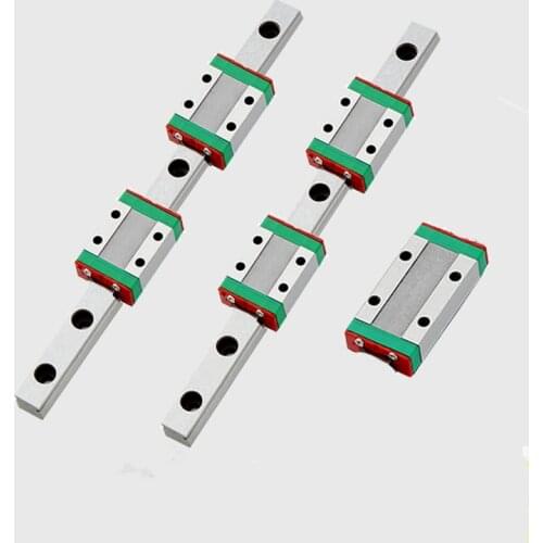 MGN7 MGN9 MGN12 MGN15 100 300 350 400 450 500 600 800mm miniature linear rail slide 1pc MGN12 linear guide+1pc MGN12H carriage