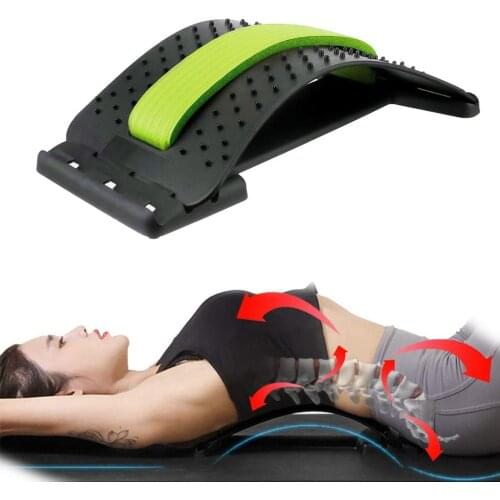 Multi-level Adjustable Back Massager Stretcher Waist Muscle Stretcher Equipment For Pain Relief Back Stretching Accessories