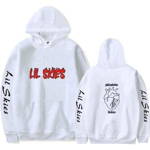 Personality Lil Skies Hoodies Men/women Casual Pullover Streetwear 3D Sweatshirt Boys/girls Lil Skies Hoodie Fashio Kids Clothes