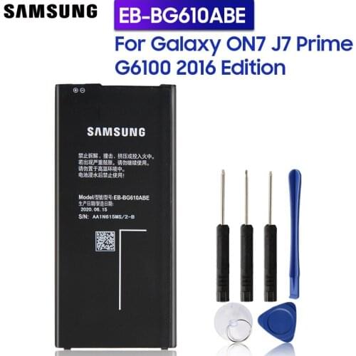 Samsung Original Replacement Battery EB-BG610ABE For Samsung GALAXY ON7 G6100 J7 Prime 2016 Edition Authenic Batteries 3300mAh