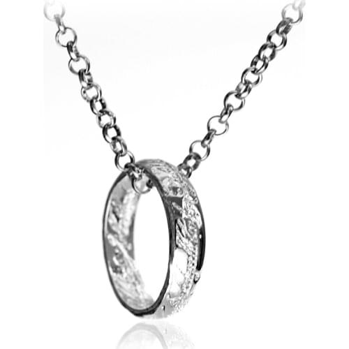 Dongsheng PS4 Game Uncharted 4 A Thiefs End Nathan Drake Pendant Cord Chain Necklace Pendant Unisex Accessories Necklace