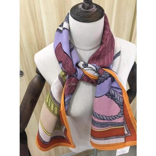 2020 new arrival autumn spring classic design 140*140 cm animal scarf 65% cashmere 35% silk scarf wrap for women lady girl
