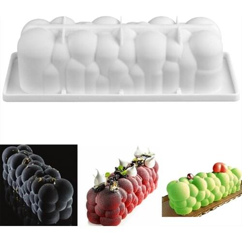 Cloud Silicone Mould Series Desserts 3D Art Cake Mold Bubble Spiral Baking Chocolate Mousse DIY Tools Pastry Home Paryt Homemade