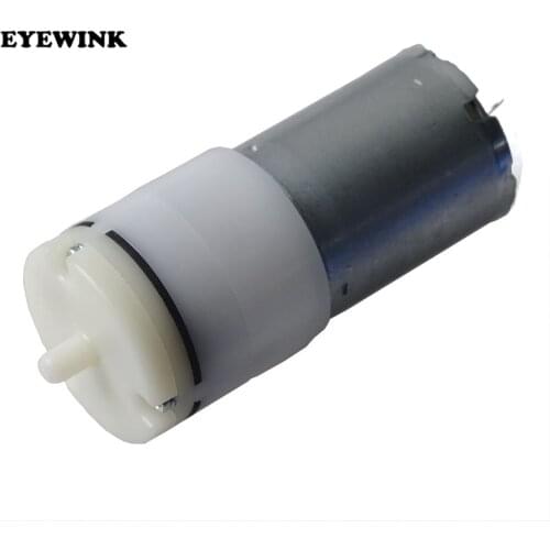 Brand new carbon brush 370 silent air pump miniature fish culture vehicle charger bank oxygen and oxygen pump 6.0V