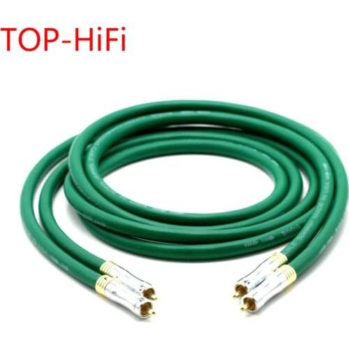 TOP-HiFi MCINTOSH 2328 Audio Cable 7N Copper Mcintosh RCA Interconnect Audio Cable with Pailicce gold plated RCA Plugs