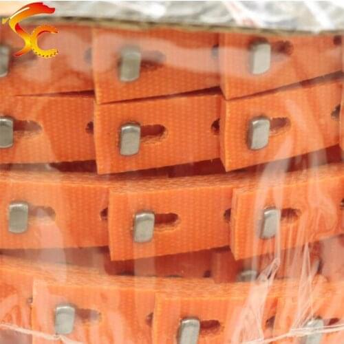 1meters with the Nail A width 13mm color orange polyurethane v-belt Free Shipping
