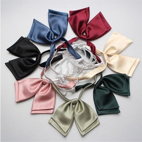 10Pcs/Lot Solid Ladies Bowtie Green Bow tie Women Bowknot Collar Tie Girls Bow Ties Cravats Bow ties Party Butterfly Tie B100