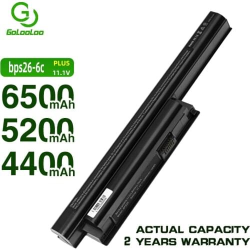 Golooloo 6 cells Battery for Sony VAIO VGP-BPS26 BPS26 BPS26A SVE14115 SVE141100C SVE1411 SVE14116 SVE15111 for vaio vgp bps26