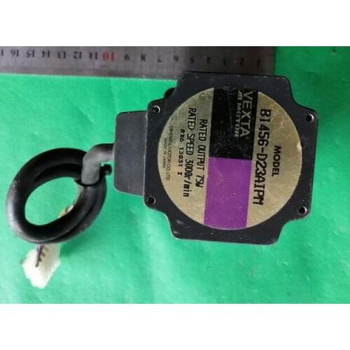 B1456-D23AIPM Stepper motor used in good condition . 80% appearance new , good working , free shipping