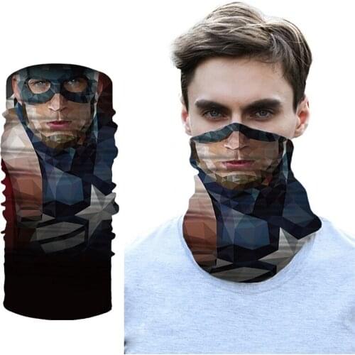 3d Seamless Magic Vampire Halloween Neck Gaiter Christmas Bandanas Ciclismo Mujer Headwear Ski Neck Warmer Braga Cuello