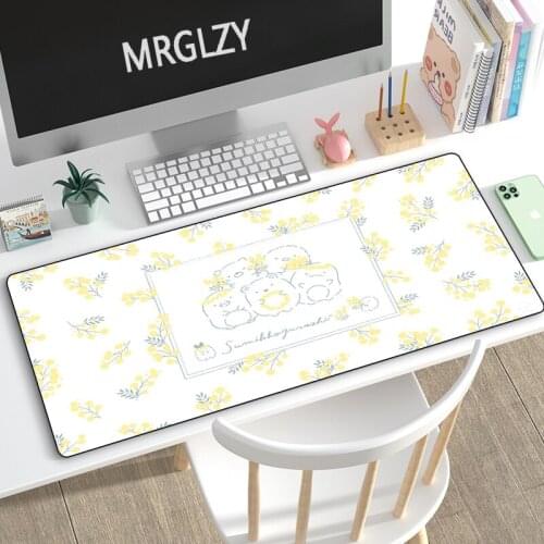 MRGLZY 40X90/30X80CM Multi-size Large Mouse Pad Cute Cartoon Gaming Peripheral Computer Accessories MousePad Keyboard Desk Mat